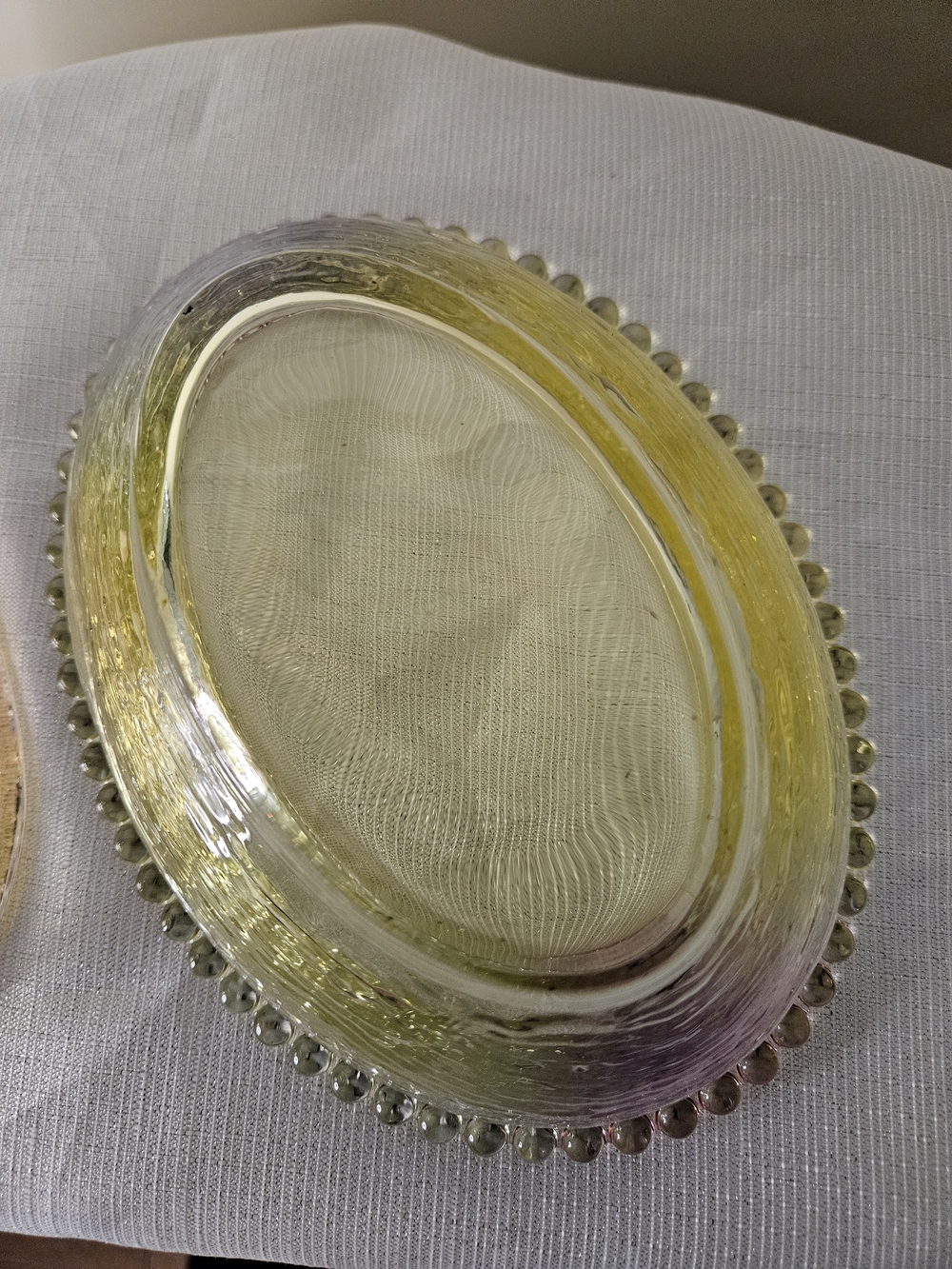 Hen On Nest Glass Dish - Picture 7 of 11